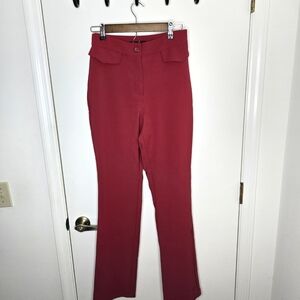 New York & Company Vibrant Red Trousers 4 Average NWT
